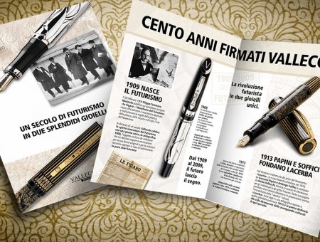 Brochure per penna stilografica Vallecchi
