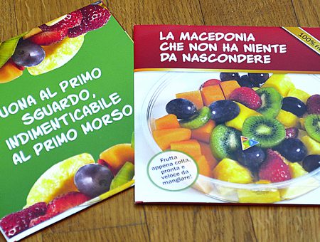 Depliant promozionale per Fruttital